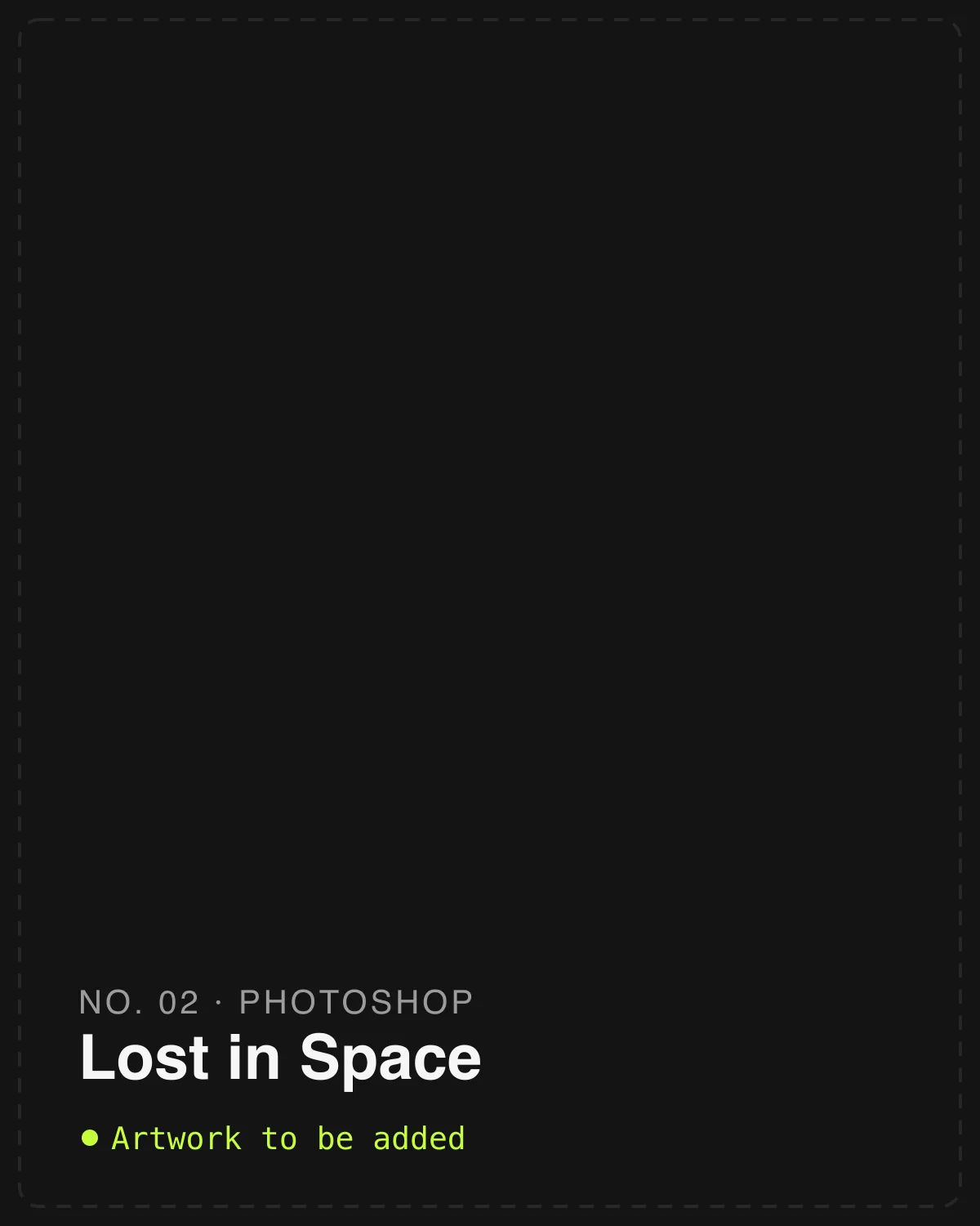 Lost in Space: Artwork to be added
