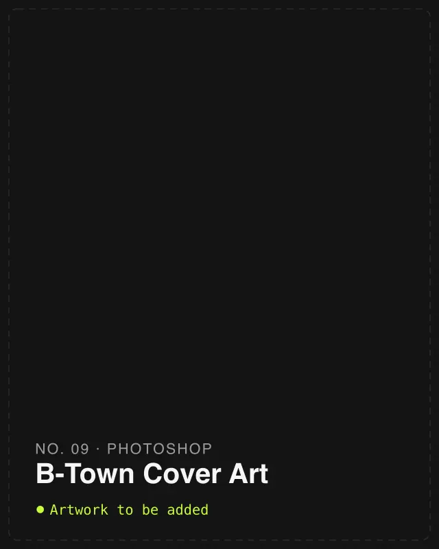 B-Town Cover Art: Artwork to be added