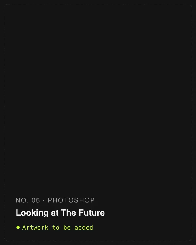 Looking at The Future: Artwork to be added